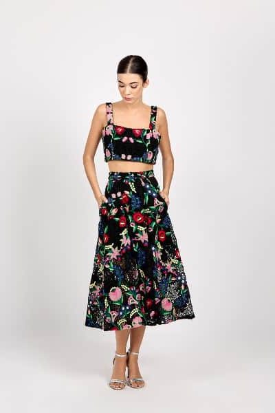 vestidos de damas de honor de dos piezas